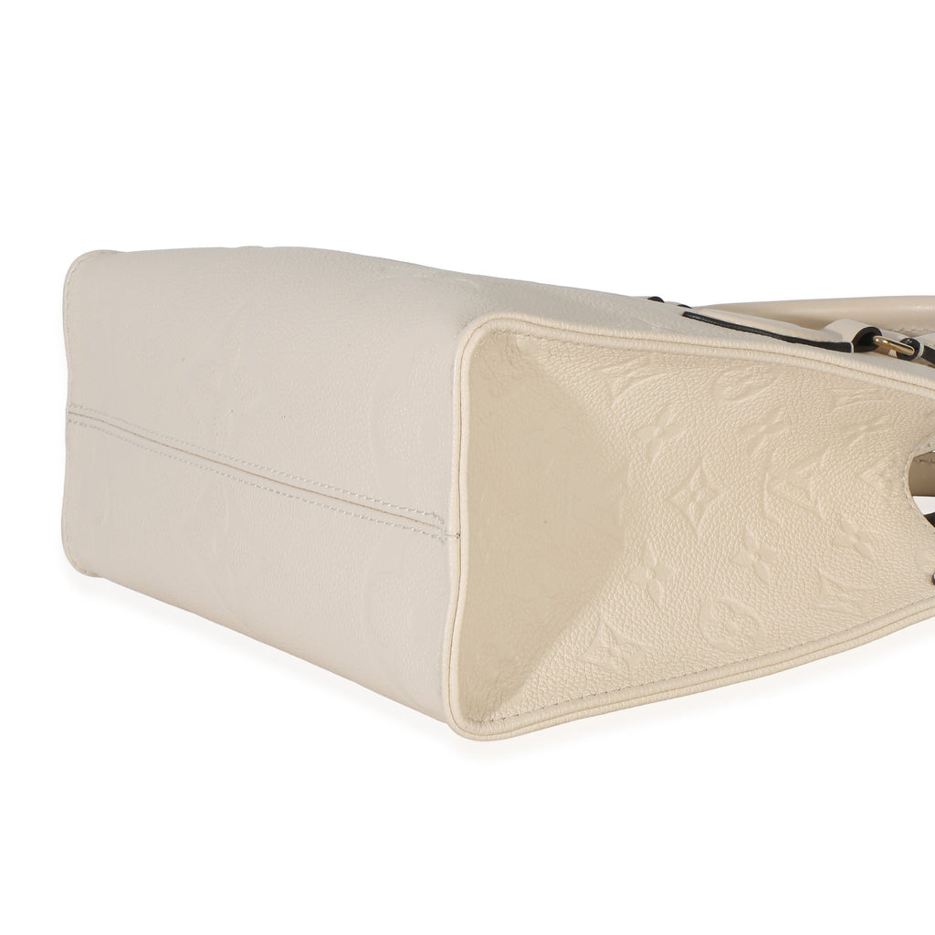 Cream Monogram Empreinte Giant Onthego BB