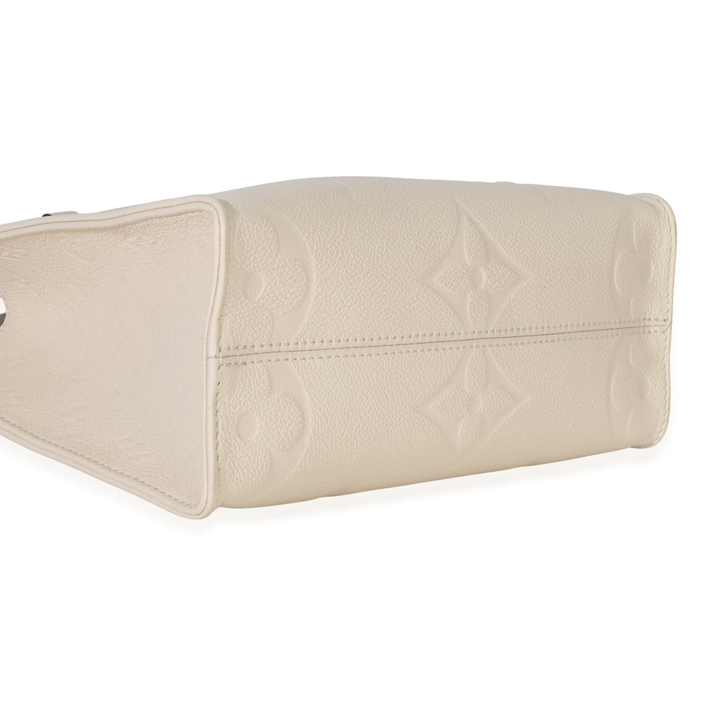 Cream Monogram Empreinte Giant Onthego BB