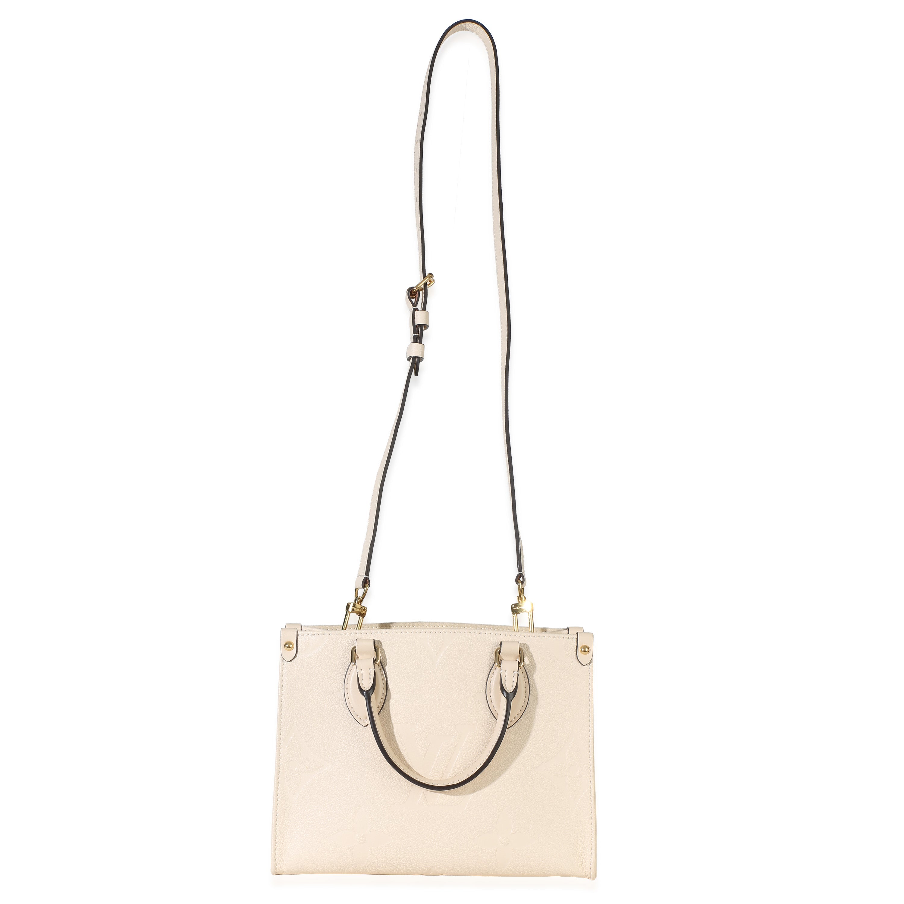 Cream Monogram Empreinte Giant Onthego BB