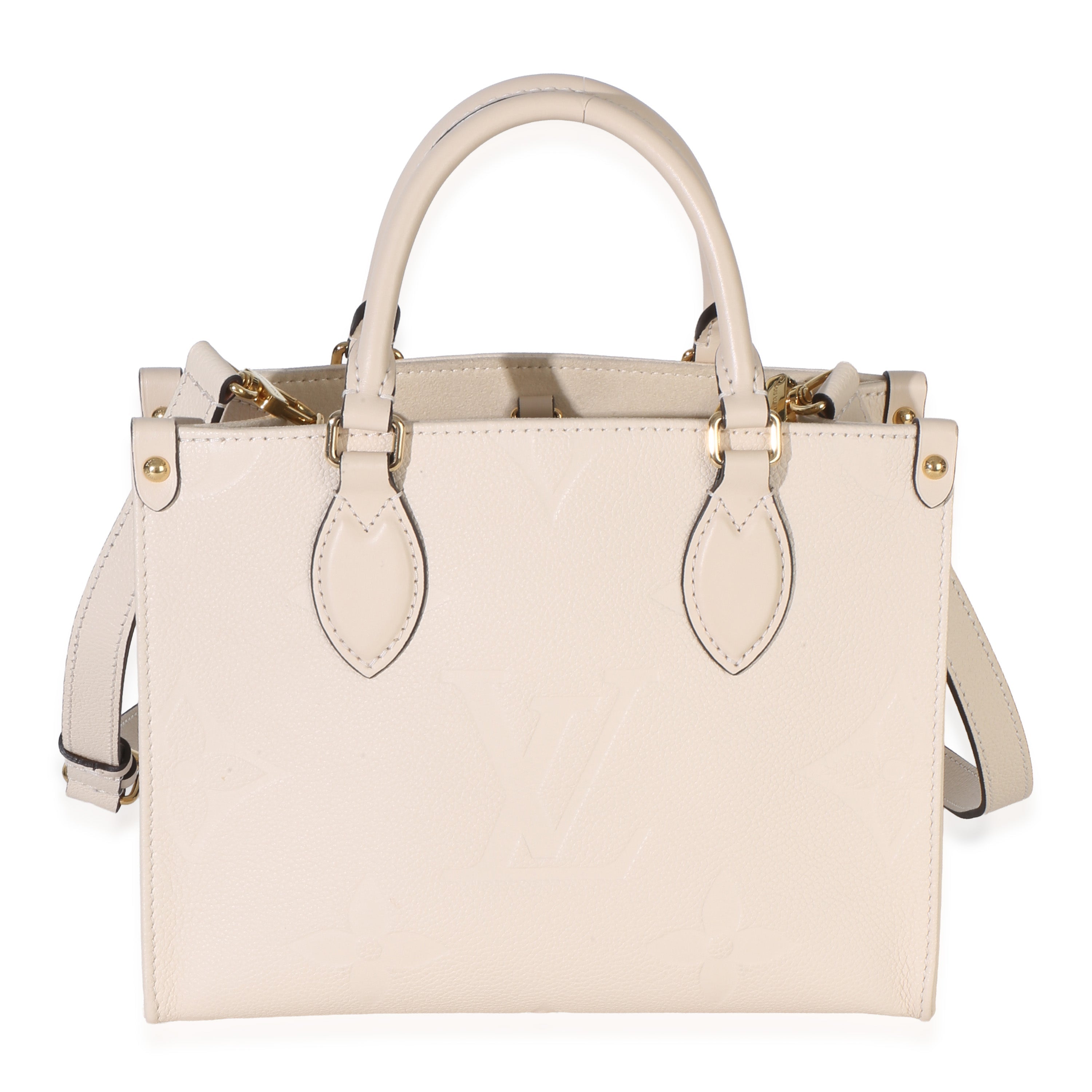 Cream Monogram Empreinte Giant Onthego BB