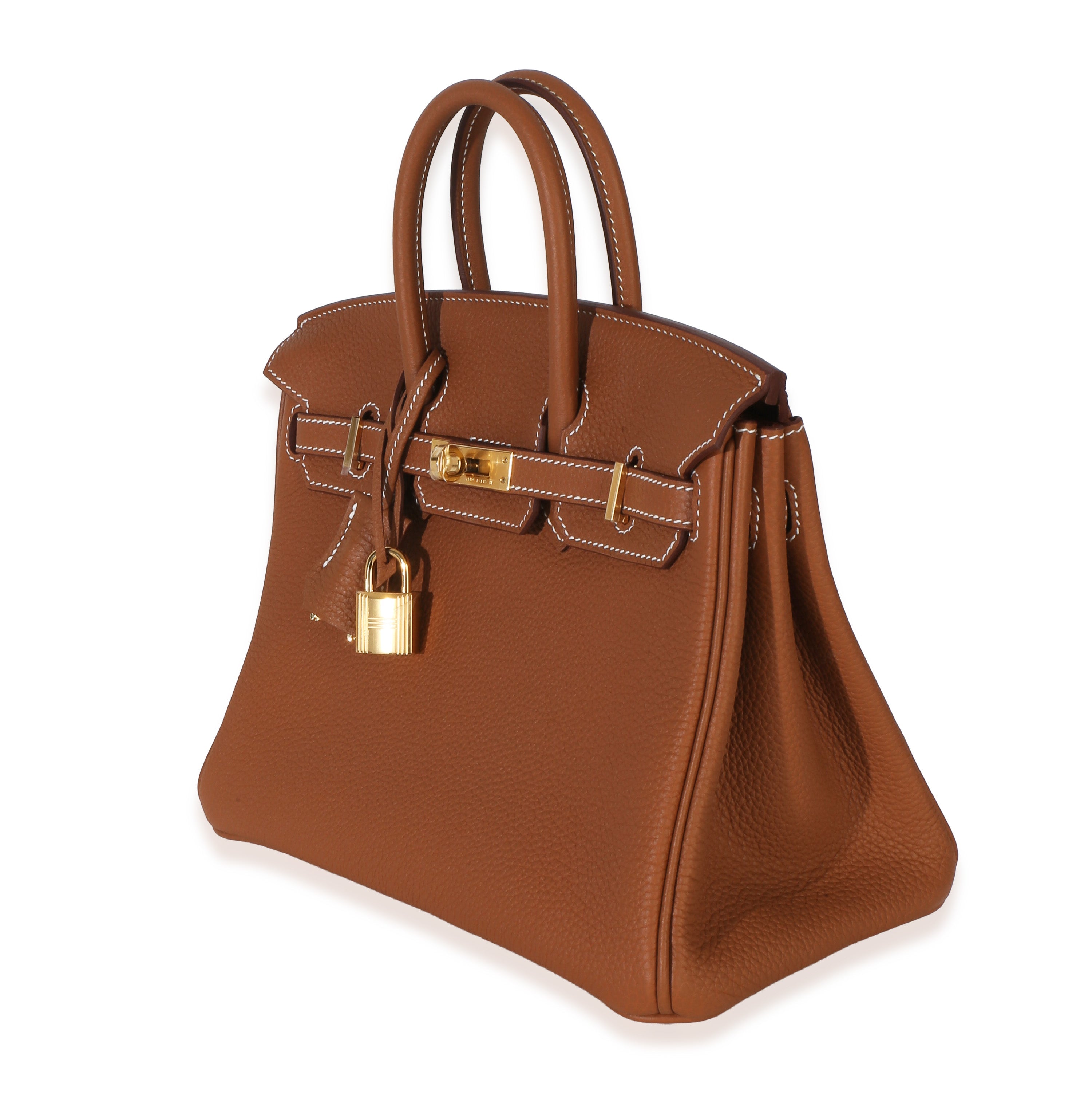 Gold Togo Birkin 25 GHW