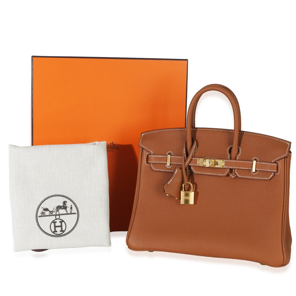 Gold Togo Birkin 25 GHW