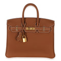 Gold Togo Birkin 25 GHW