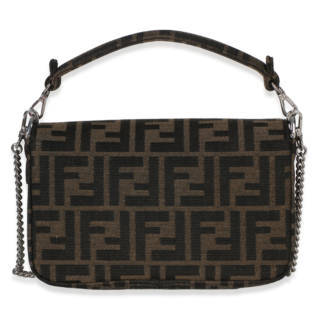 X FRGMT X POKEMON Brown FF Jacquard Fabric Dratini Mini Baguette Bag