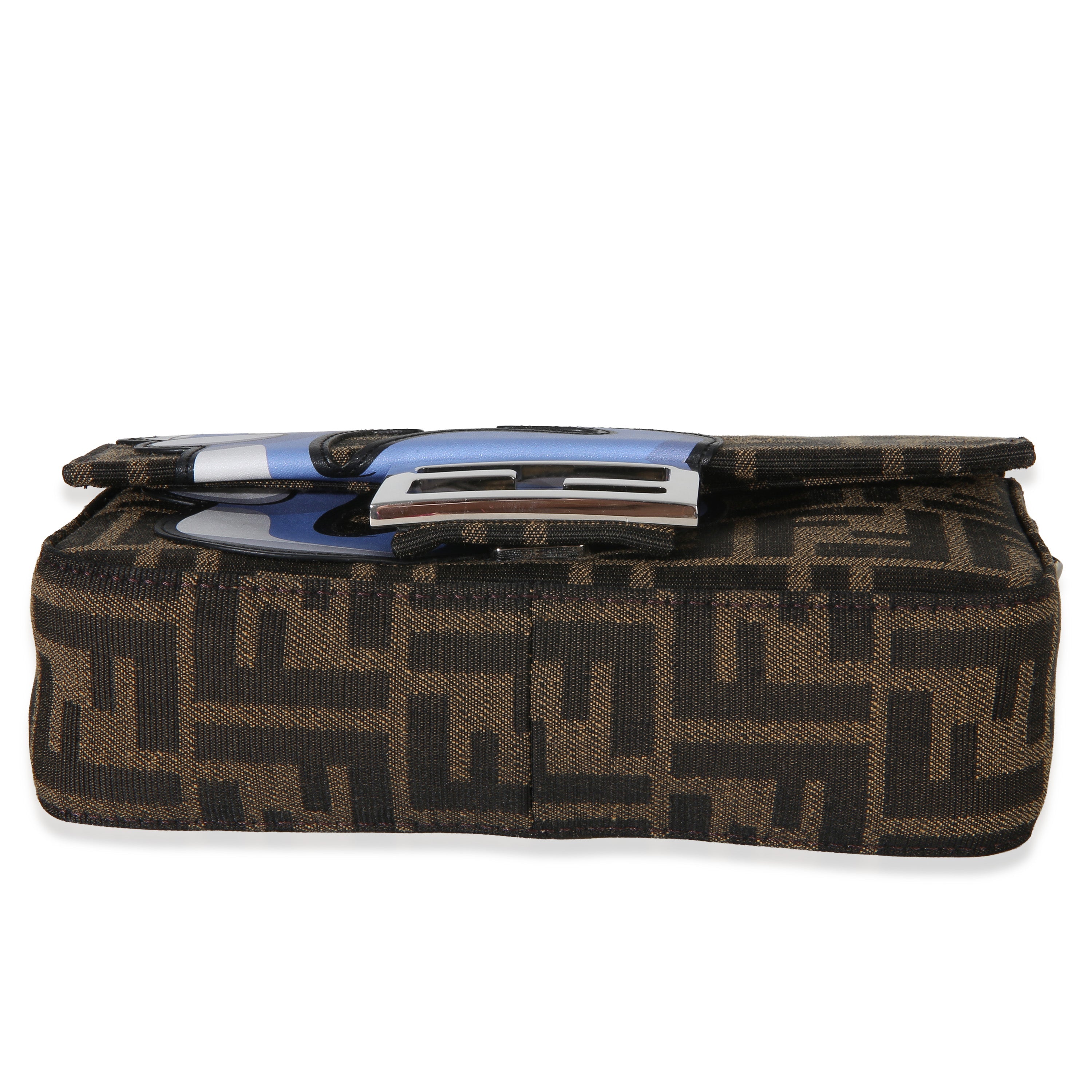 X FRGMT X POKEMON Brown FF Jacquard Fabric Dratini Mini Baguette Bag