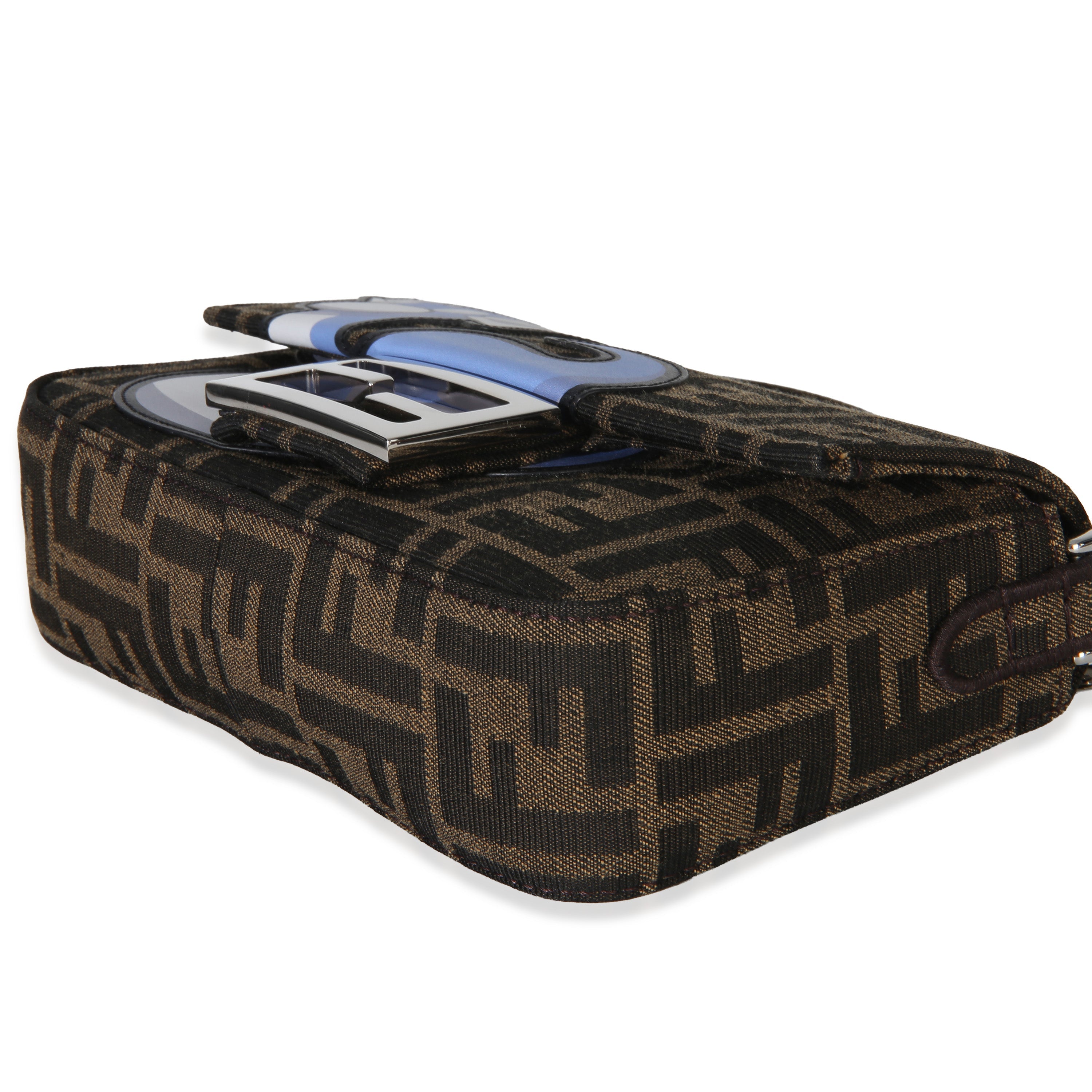 X FRGMT X POKEMON Brown FF Jacquard Fabric Dratini Mini Baguette Bag