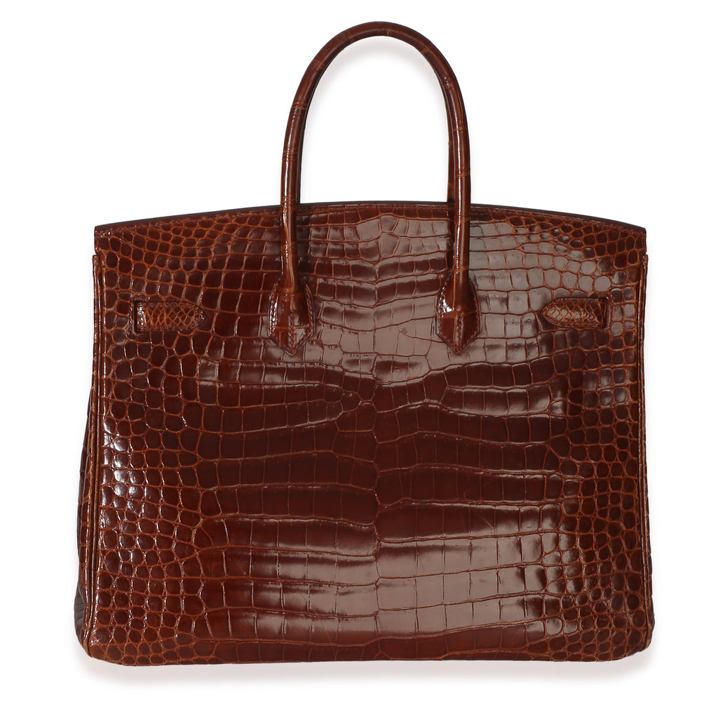 Miel Porosus Crocodile Birkin 35 GHW