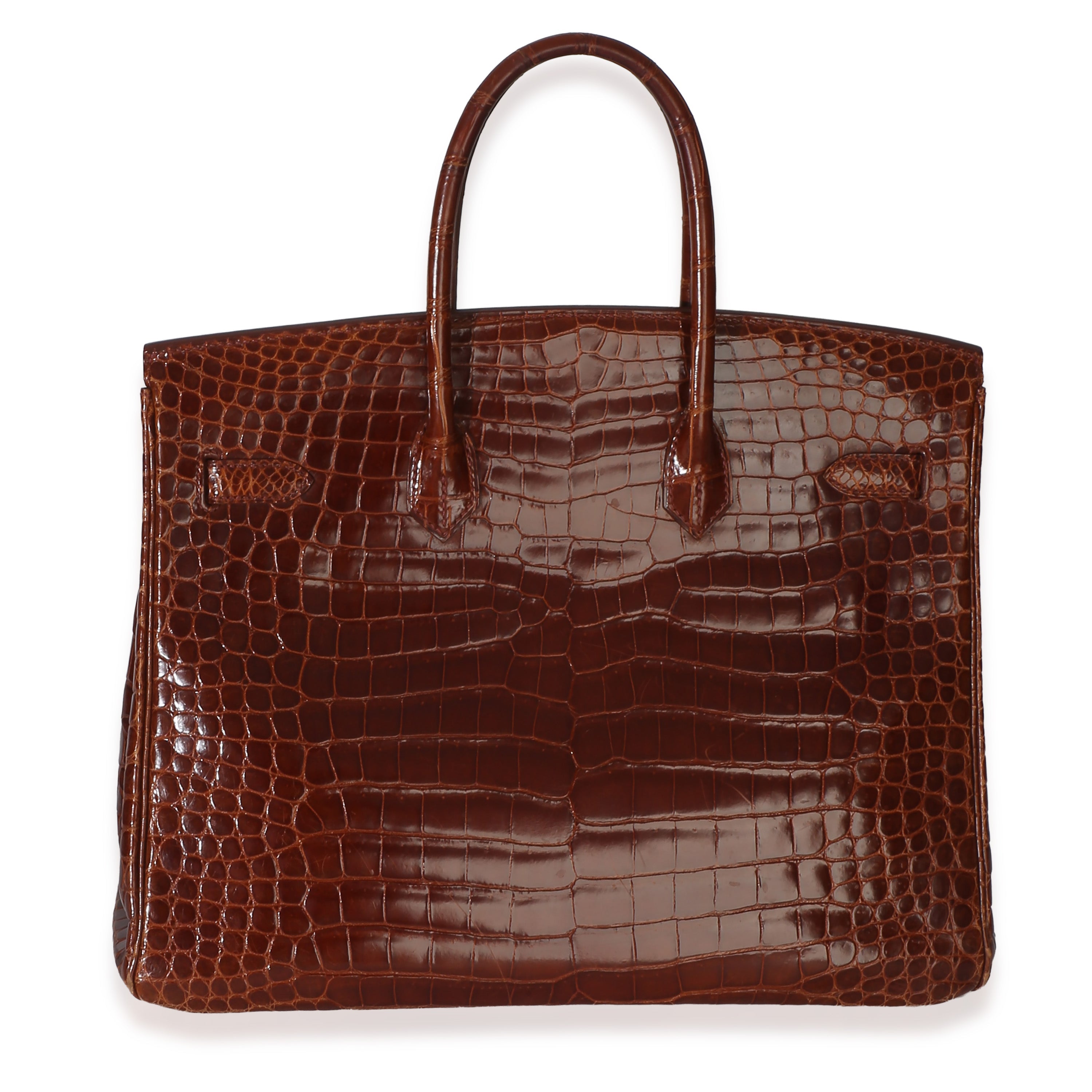 Miel Porosus Crocodile Birkin 35 GHW