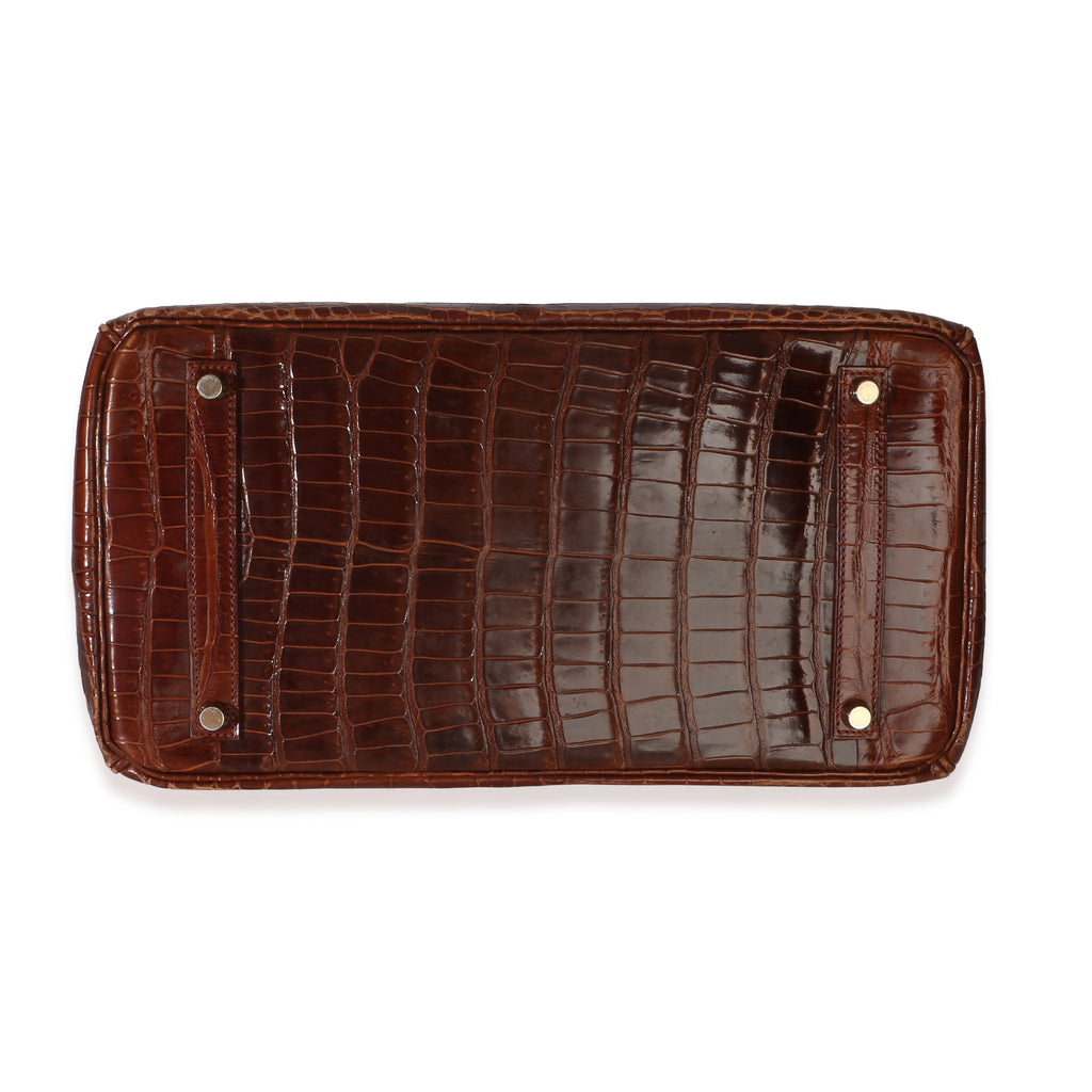 Miel Porosus Crocodile Birkin 35 GHW