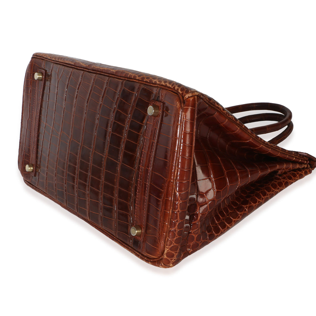 Miel Porosus Crocodile Birkin 35 GHW