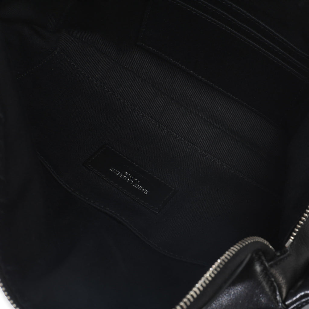 Black Smooth Calfskin Marsupio Belt Bag