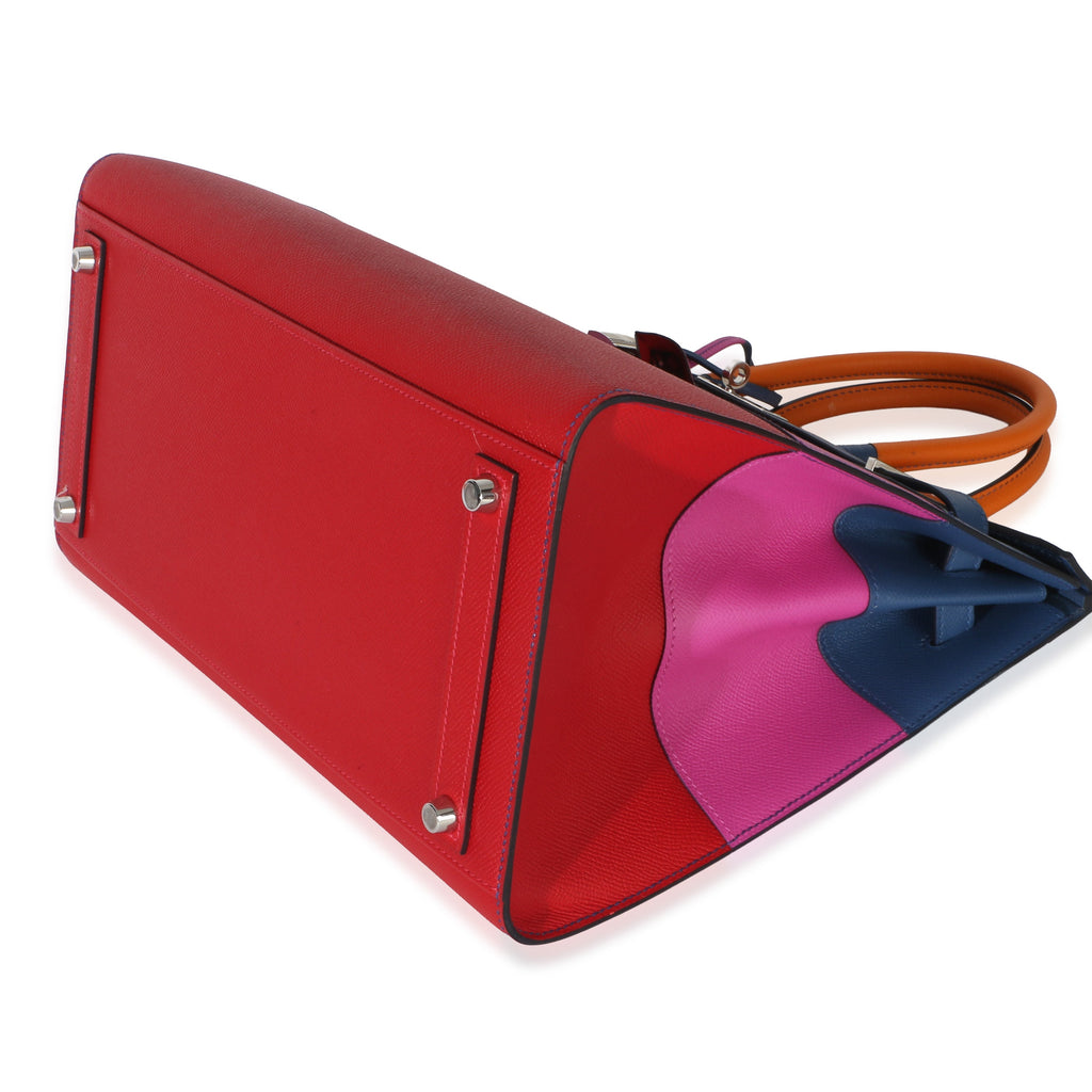 Abricot Agate Magnolia Rouge Casaque Epsom Sunset Sellier Birkin 35 PHW