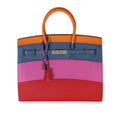 Abricot Agate Magnolia Rouge Casaque Epsom Sunset Sellier Birkin 35 PHW