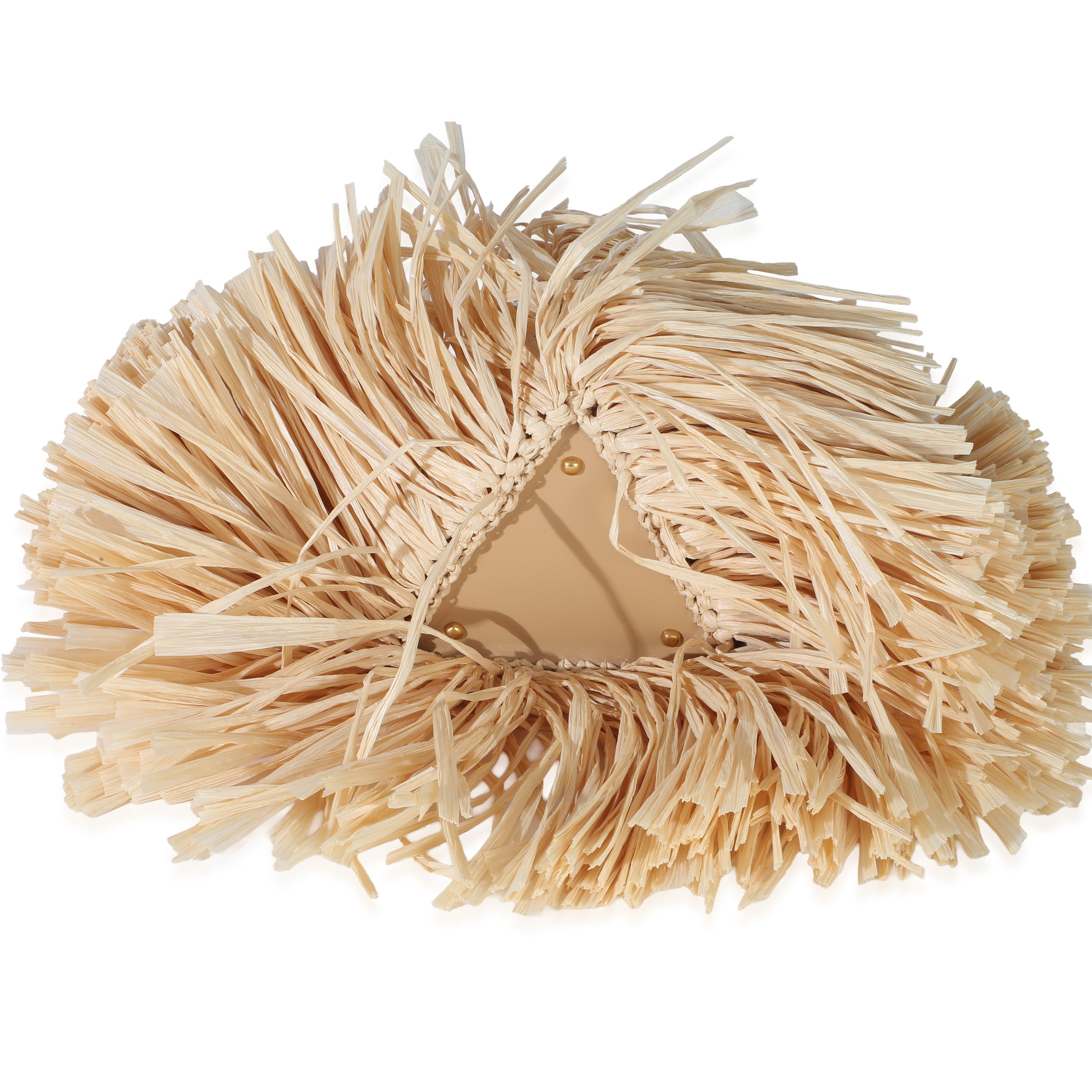 Natural Raffia Triple Anatomy Jewelry Bag