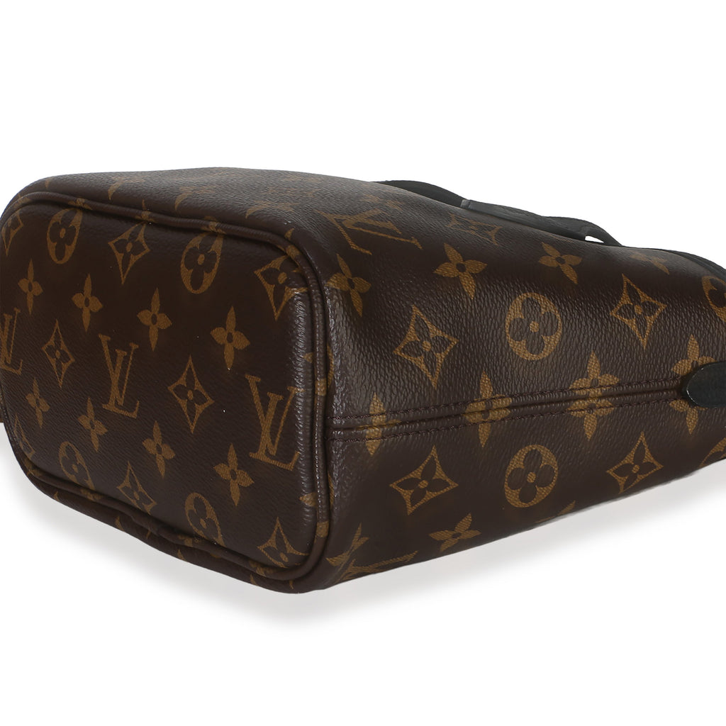 Black Monogram Canvas Neverfull Bandouliere Inside Out BB