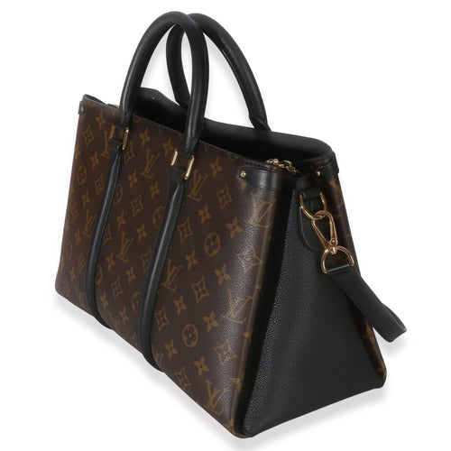 Black Monogram Canvas Soufflot MM