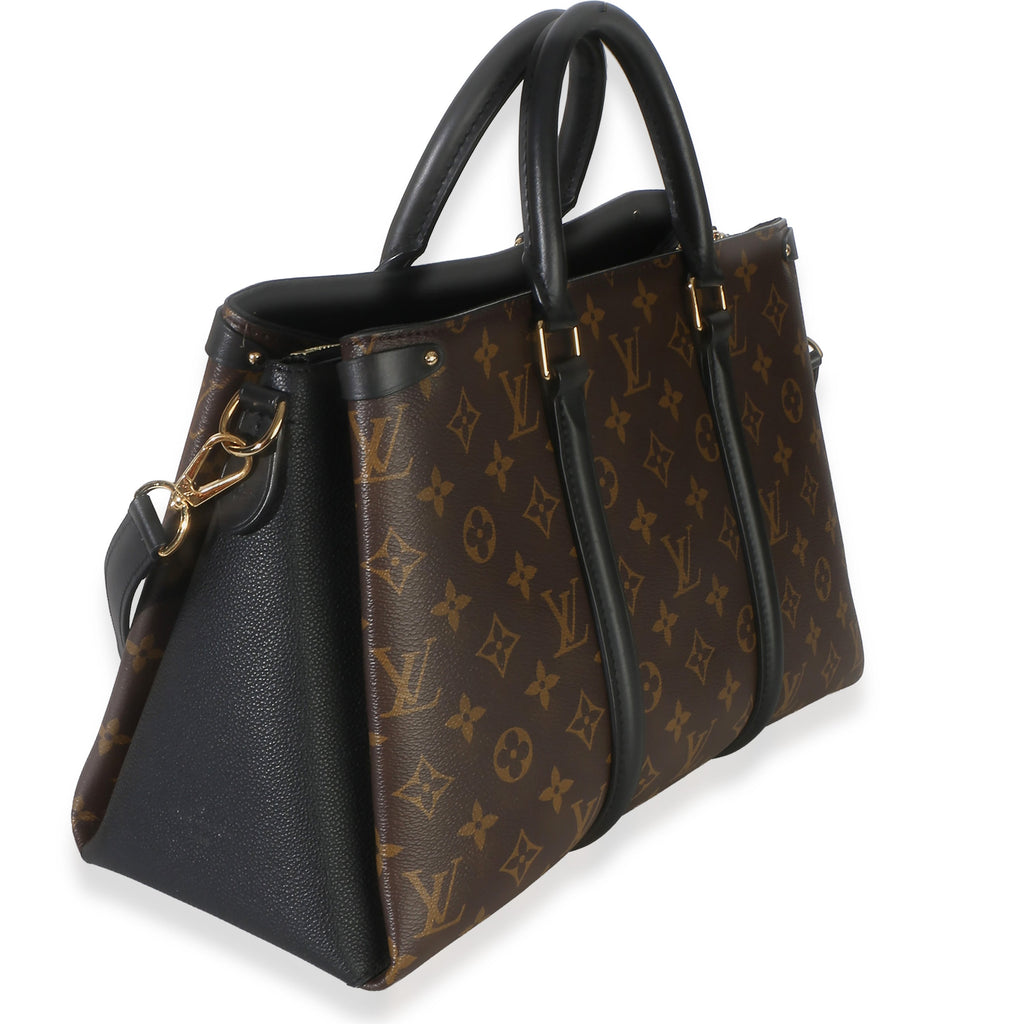 Black Monogram Canvas Soufflot MM