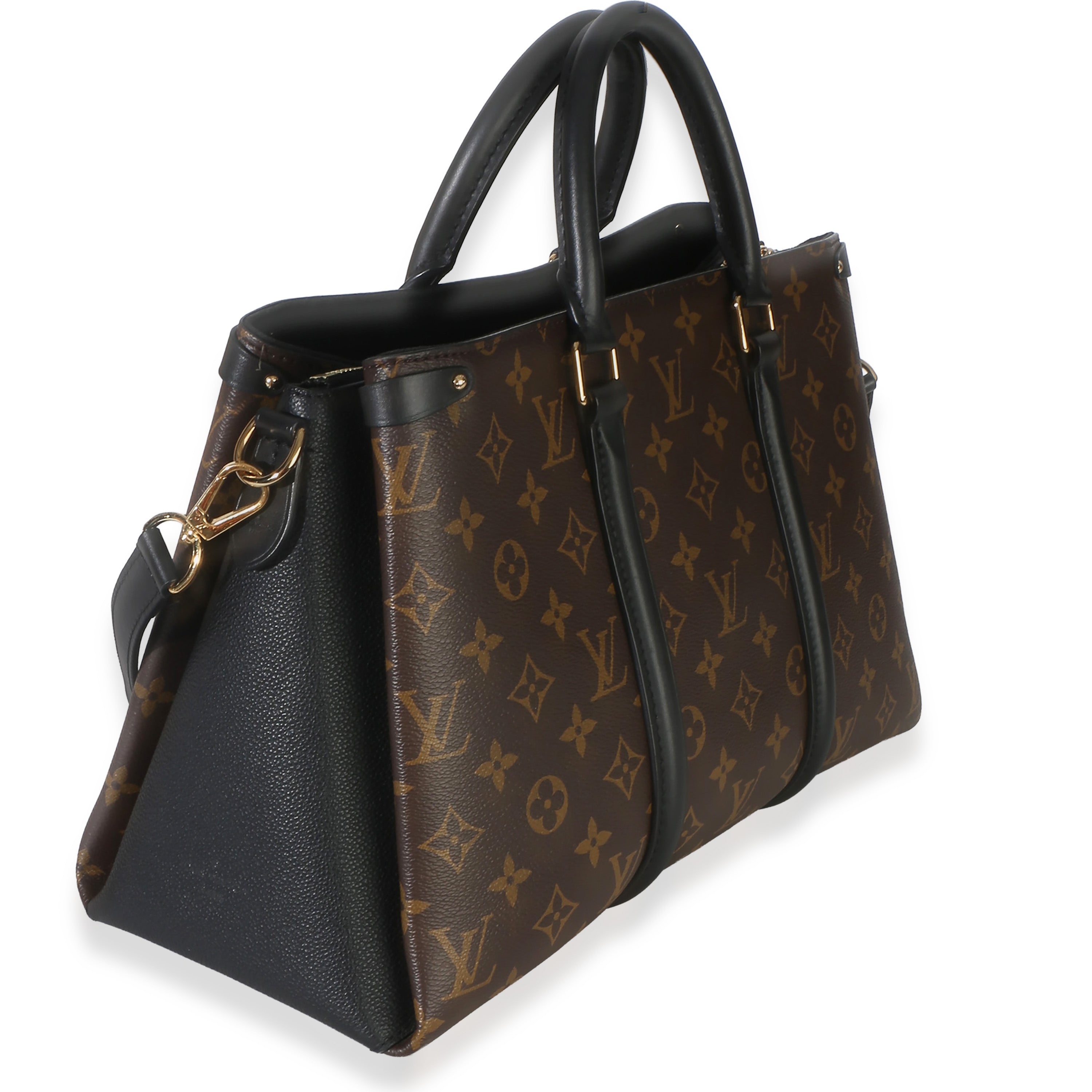 Black Monogram Canvas Soufflot MM