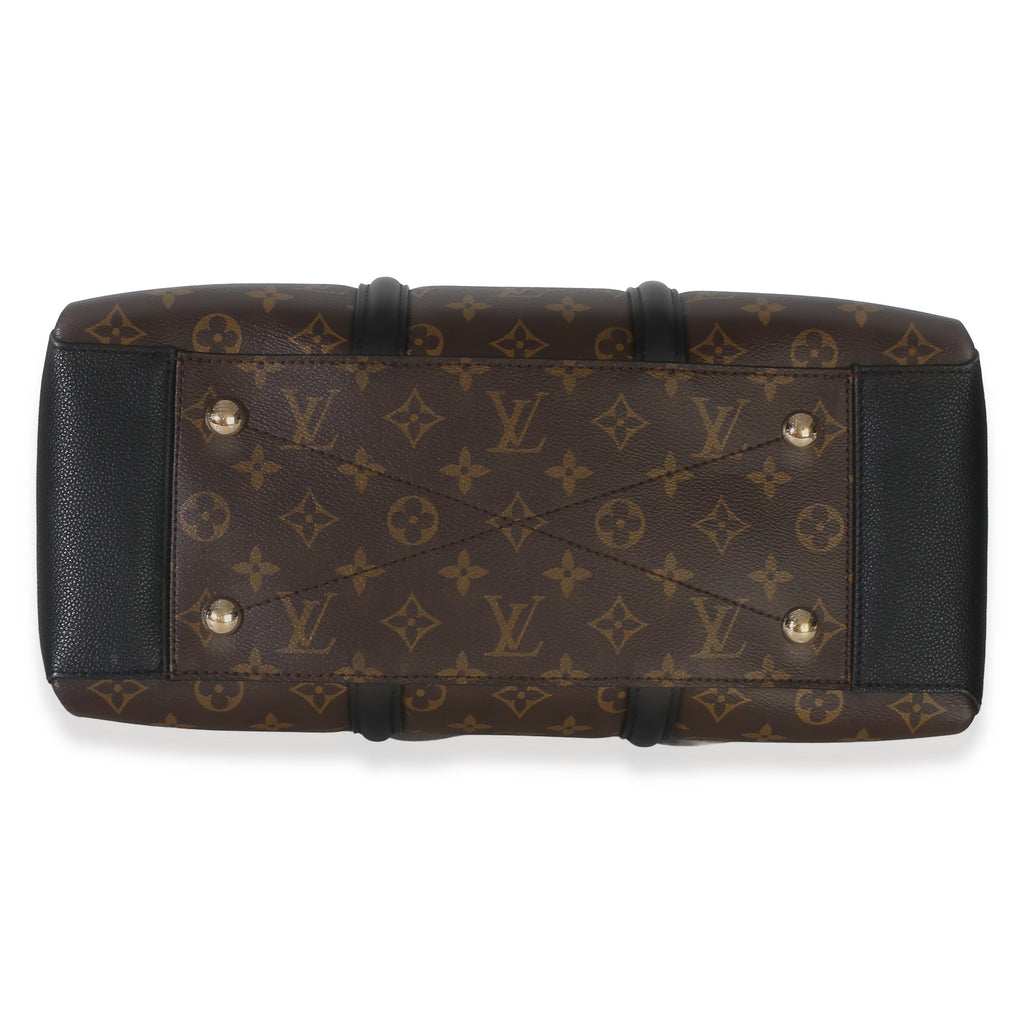 Black Monogram Canvas Soufflot MM
