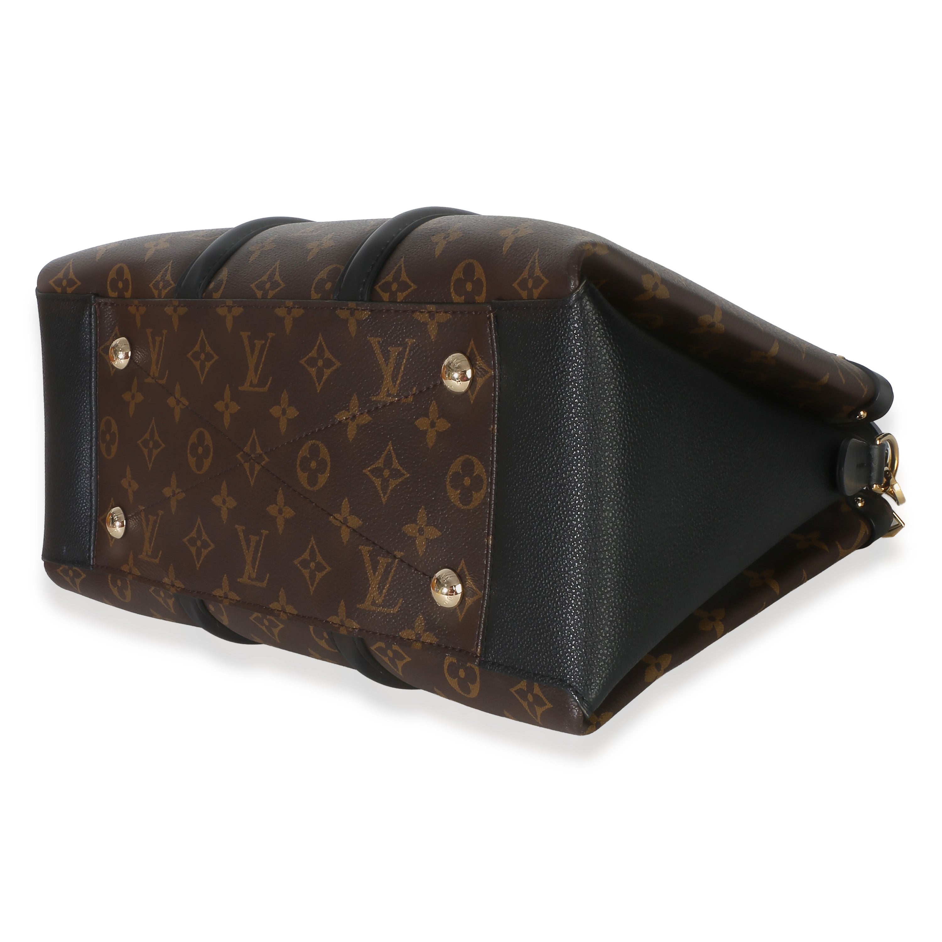 Black Monogram Canvas Soufflot MM