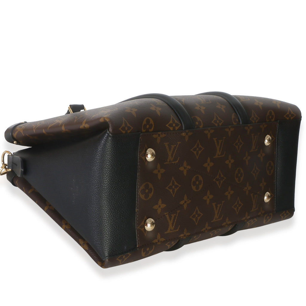 Black Monogram Canvas Soufflot MM