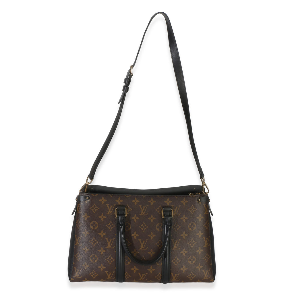 Black Monogram Canvas Soufflot MM