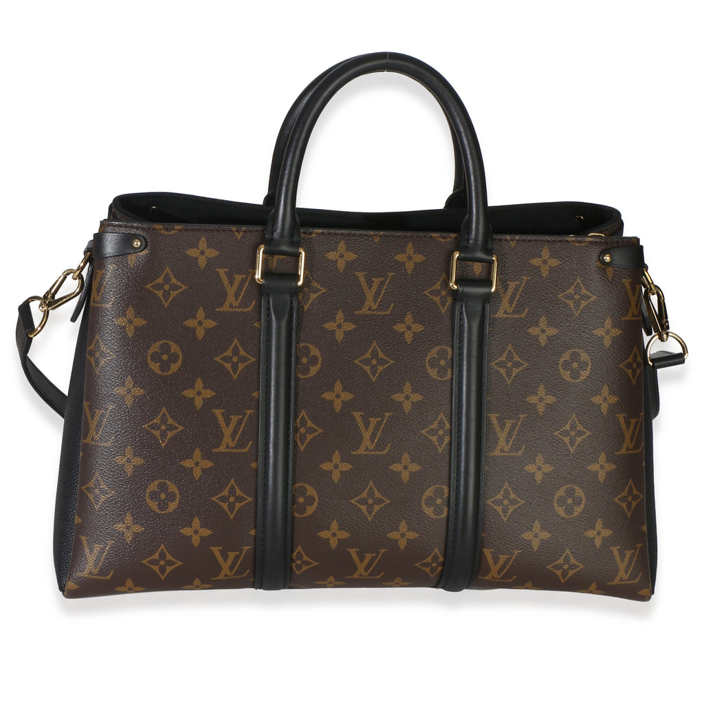 Black Monogram Canvas Soufflot MM