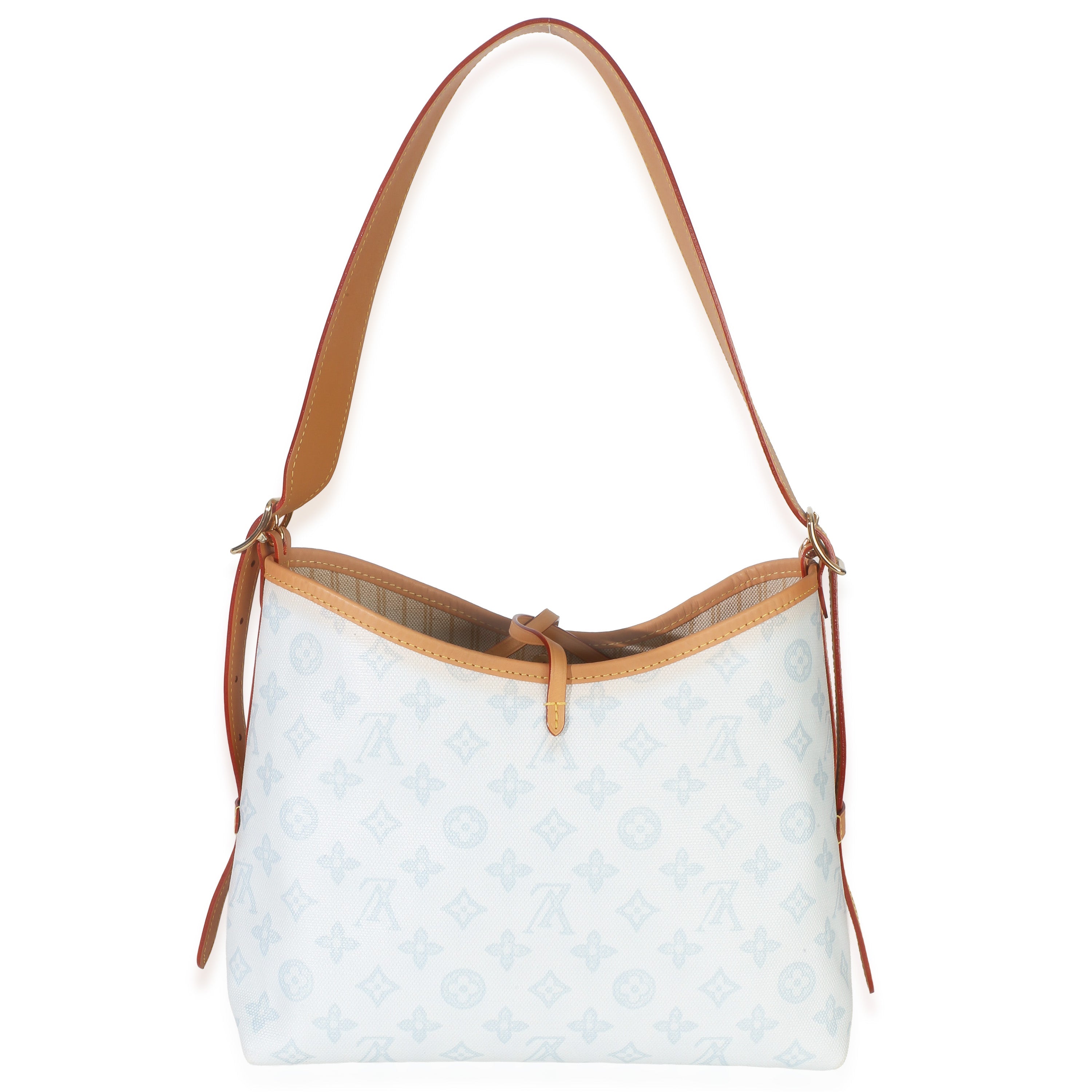 Bleu Courrier Origine Monogram Canvas CarryAll PM