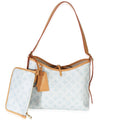 Bleu Courrier Origine Monogram Canvas CarryAll PM