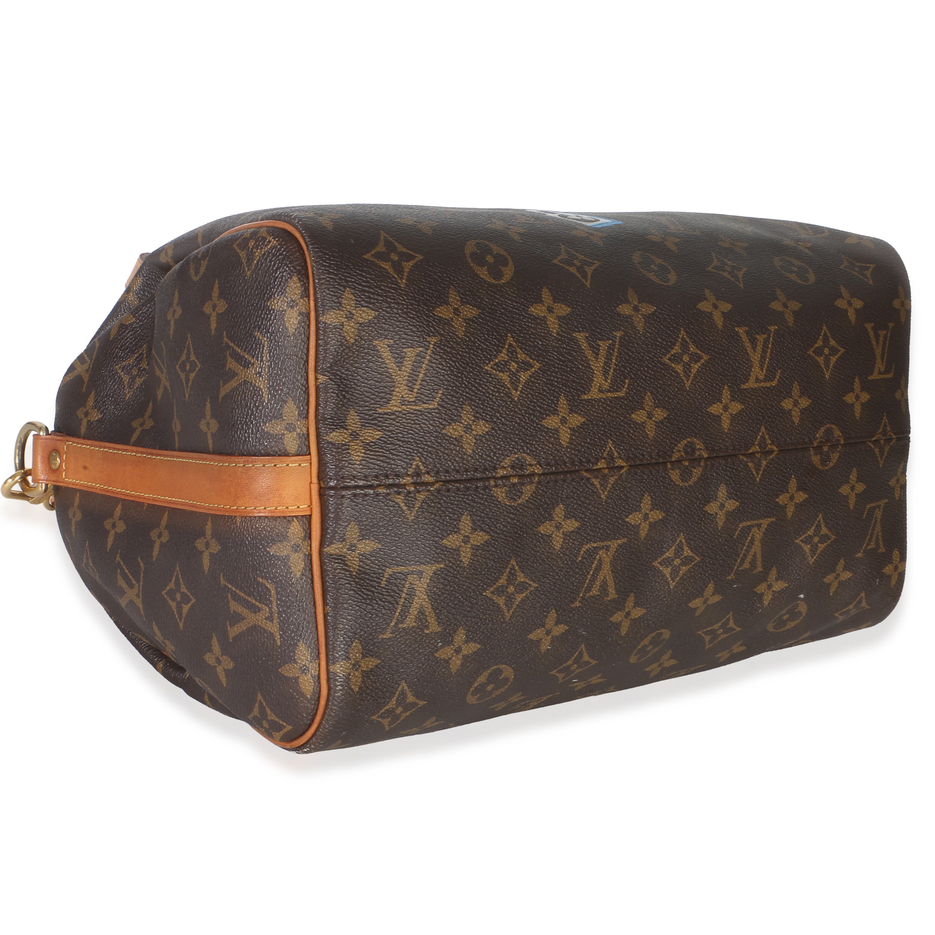 Monogram Canvas Love Lock Speedy Bandouliere 30