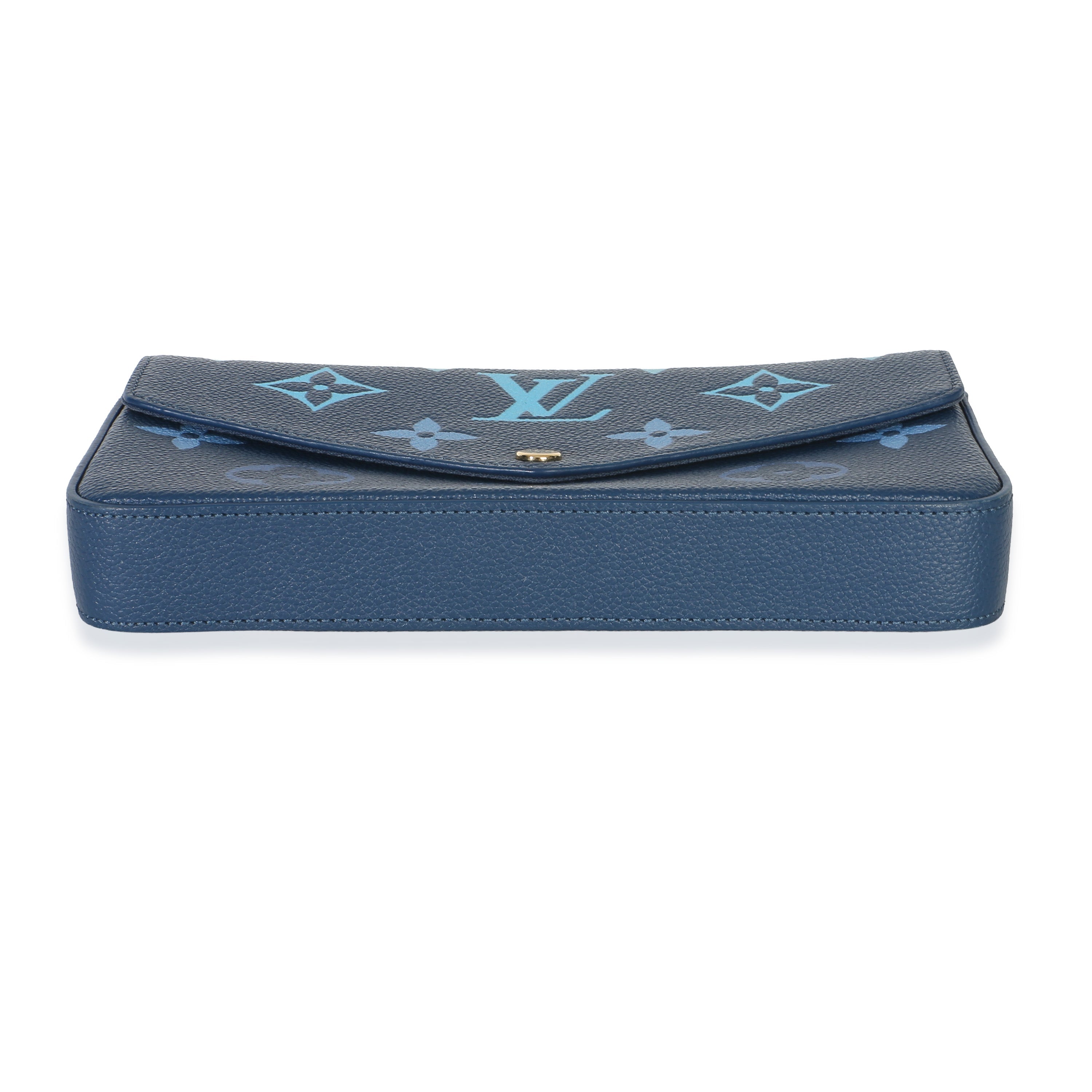 Gradient Blue Giant Monogram Empreinte Felicie Pochette