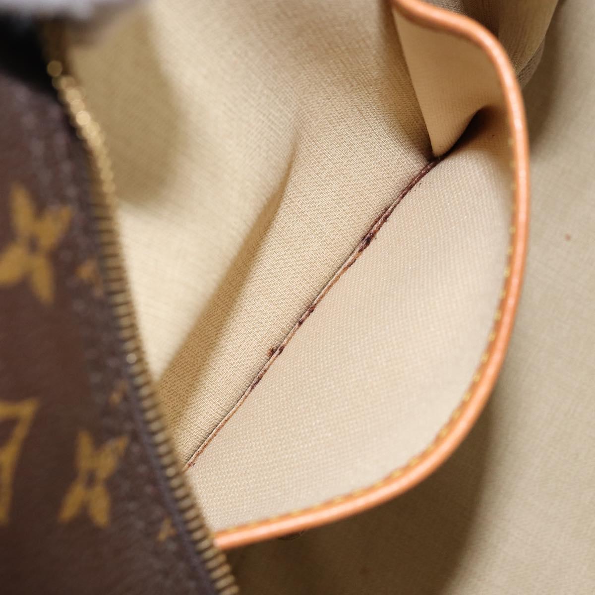 Louis Vuitton Deauville Handbag Monogram Canvas Brown Canvas Handbag (Pre-Owned)