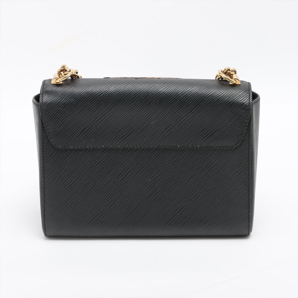 Louis Vuitton Twist Handbag Epi Leather Black Leather Shoulder Bag Bag (Pre-Owned)