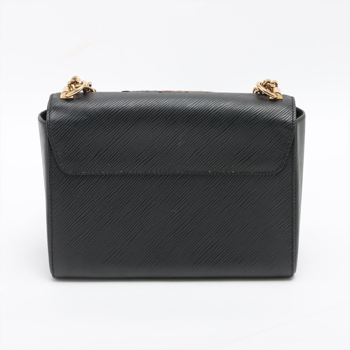 Louis Vuitton Twist Handbag Epi Leather Black Leather Shoulder Bag Bag (Pre-Owned)