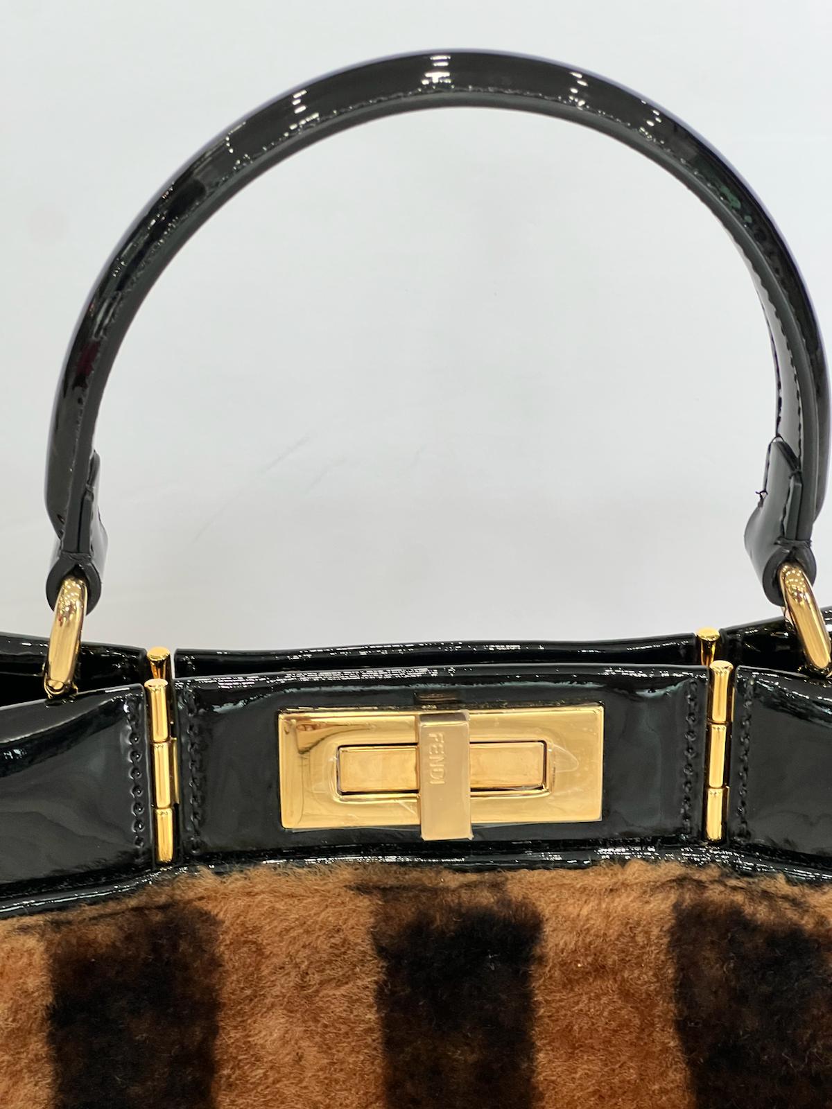FENDI PEQUIN PEEKABOO MEDIUM BAG