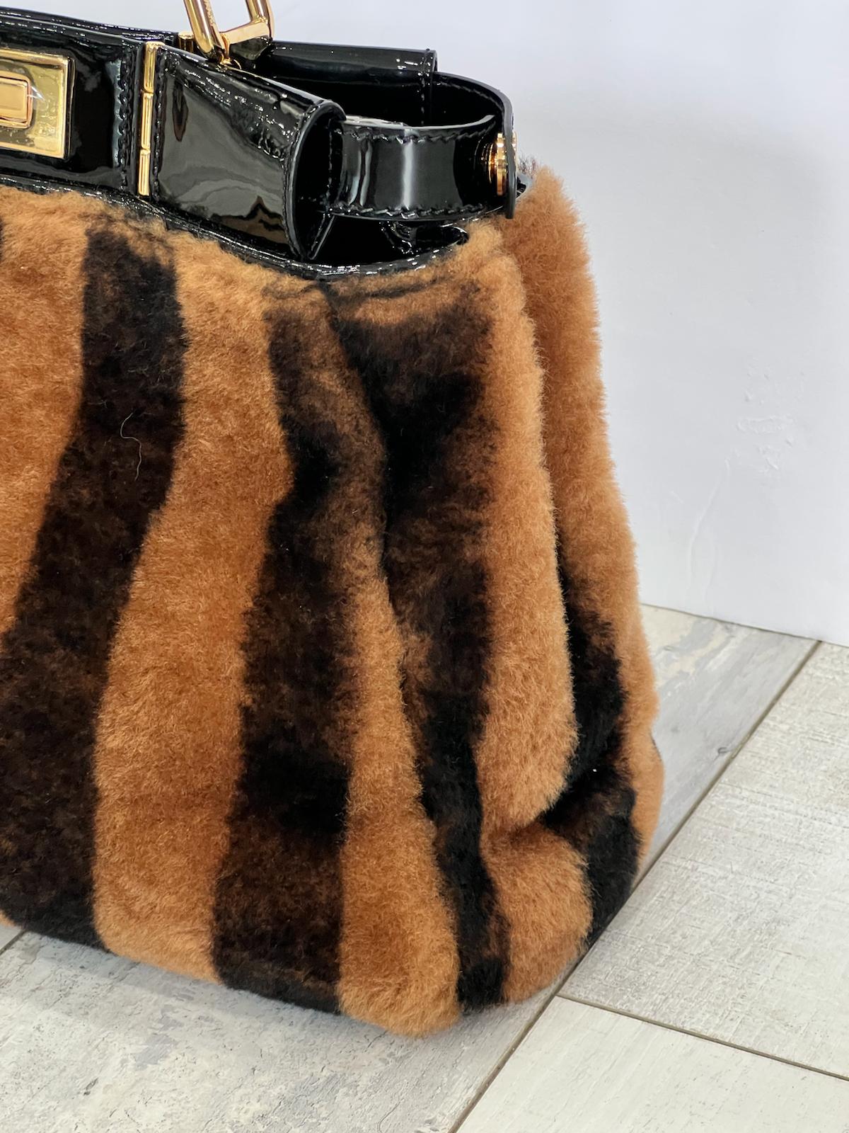 FENDI PEQUIN PEEKABOO MEDIUM BAG