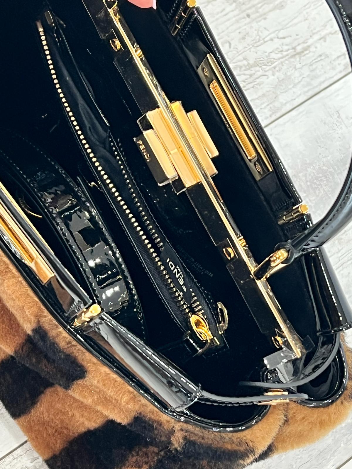 FENDI PEQUIN PEEKABOO MEDIUM BAG