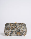 LV Floral Clutch In Shades of grey