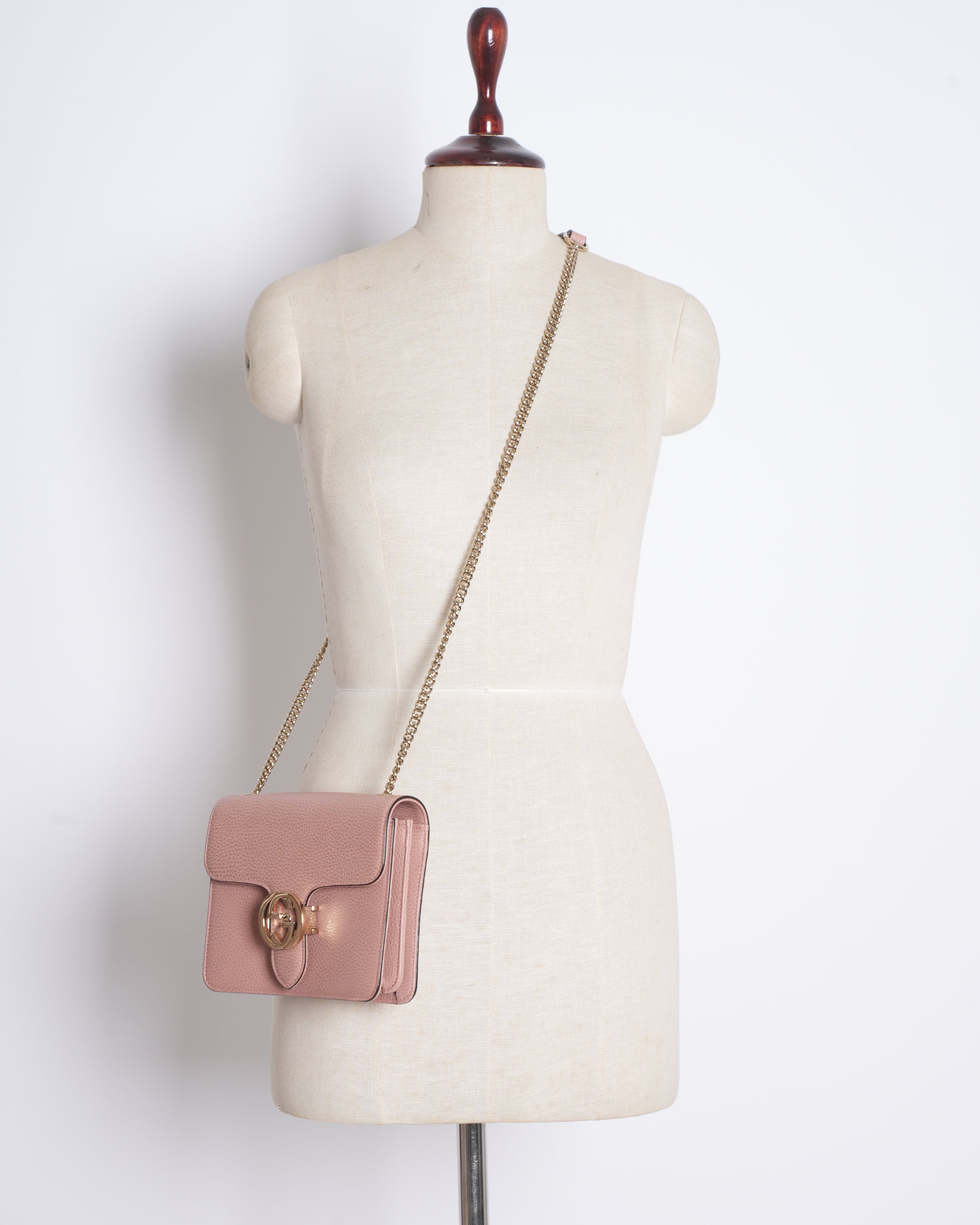 Gucci Small Dollar Interlocking G Crossbody Bag