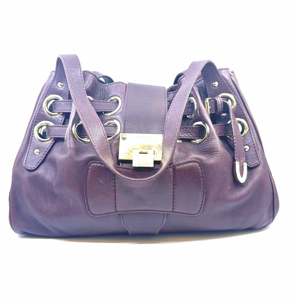 JIMMY CHOO Plum Leather Handbag