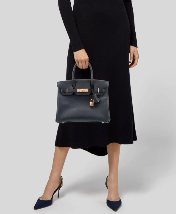 HERMÈS TOGO LEATHER BIRKIN 30 HANDBAG