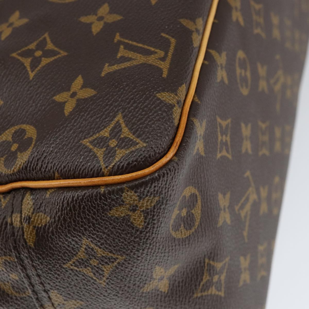 Louis Vuitton Deauville Handbag Monogram Canvas Brown Canvas Handbag (Pre-Owned)
