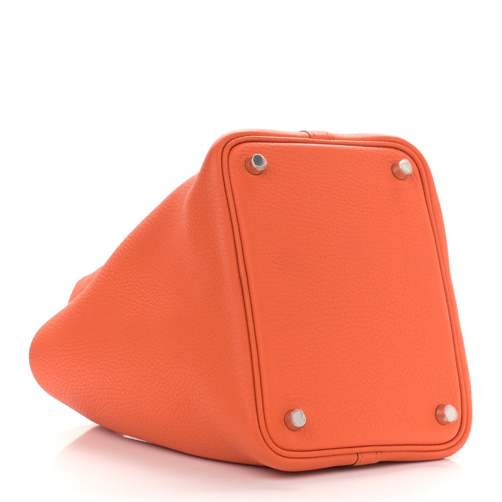 HERMÈS CLEMENCE PICOTIN LOCK 22 PM FEU BAG