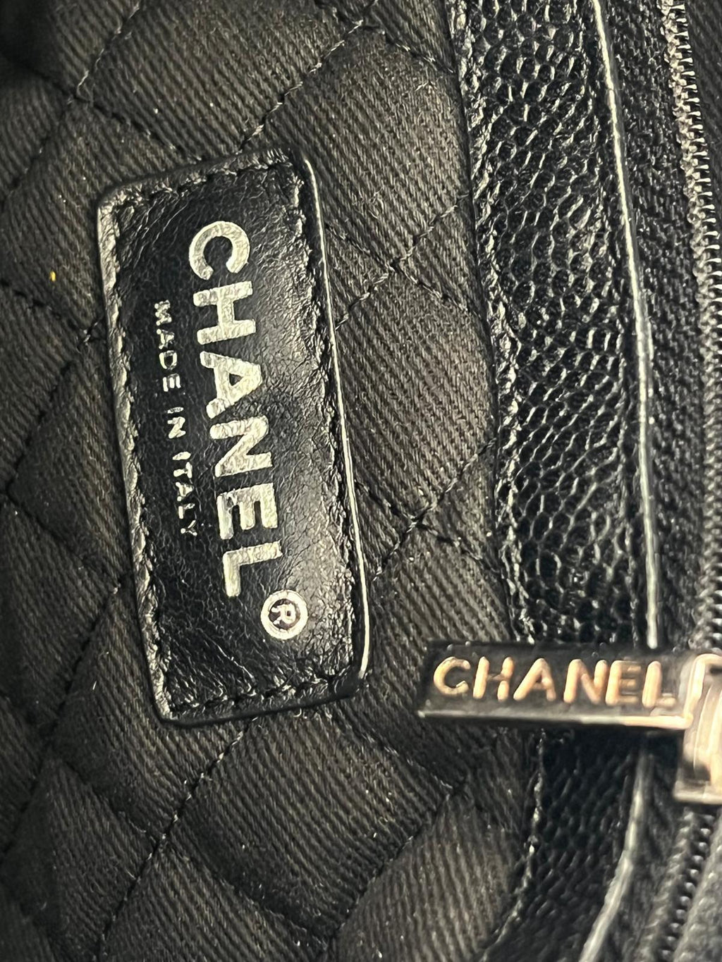 CHANEL COATED CANVAS COCO SMALL TOTE BAG