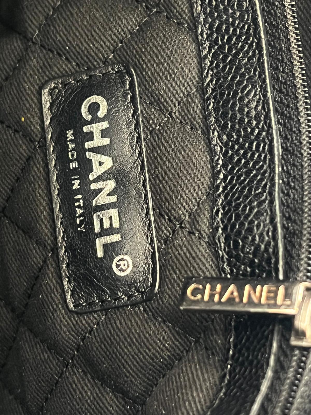 CHANEL COATED CANVAS COCO SMALL TOTE BAG