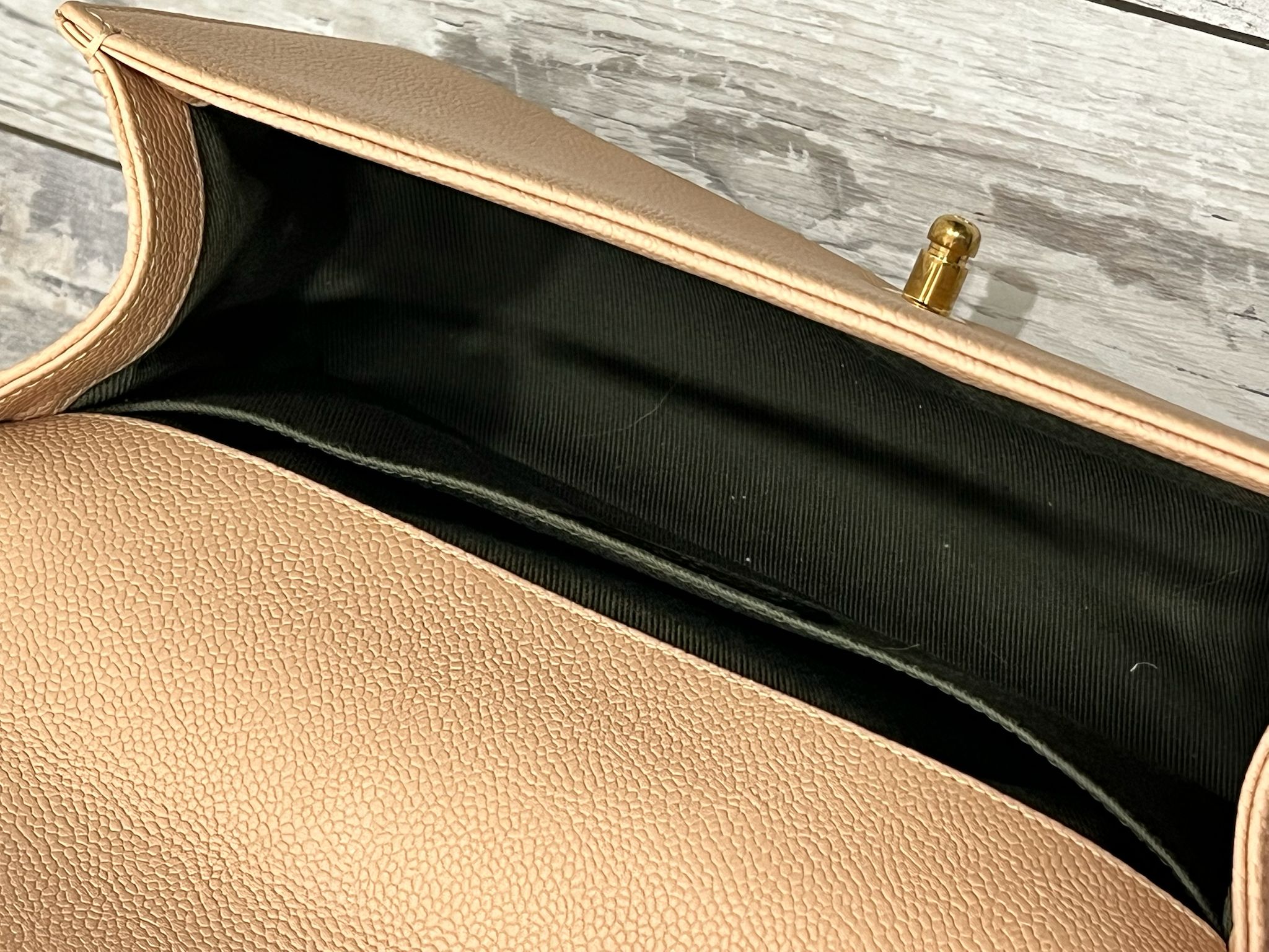 CHANEL MEDIUM CAVIAR LEATHER BOY BAG