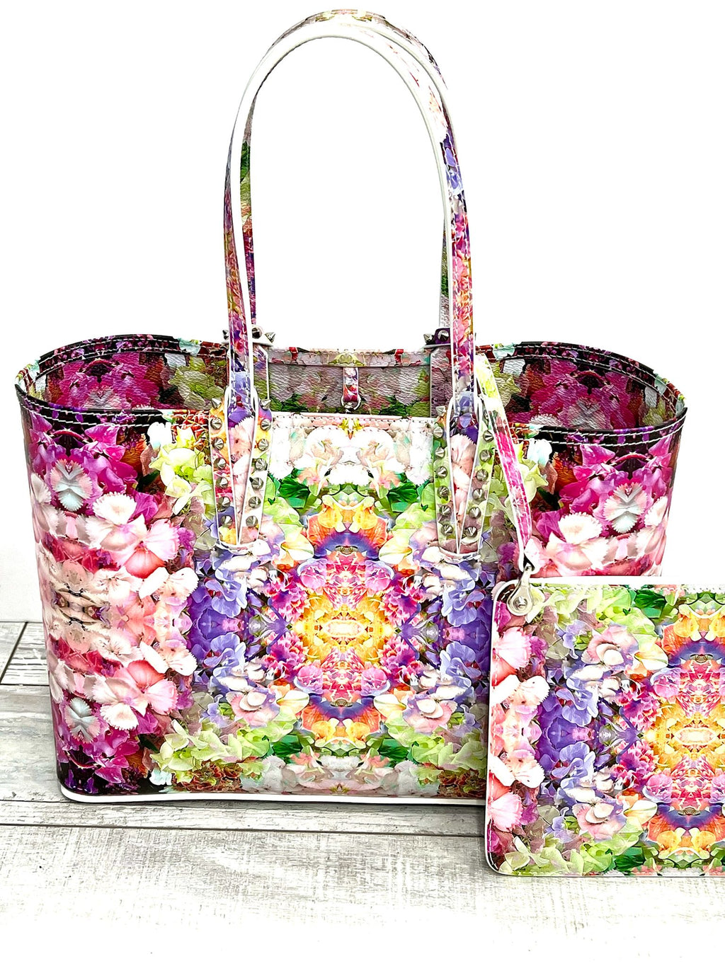 CHRISTIAN LOUBOUTIN MINI CABATA TOTE