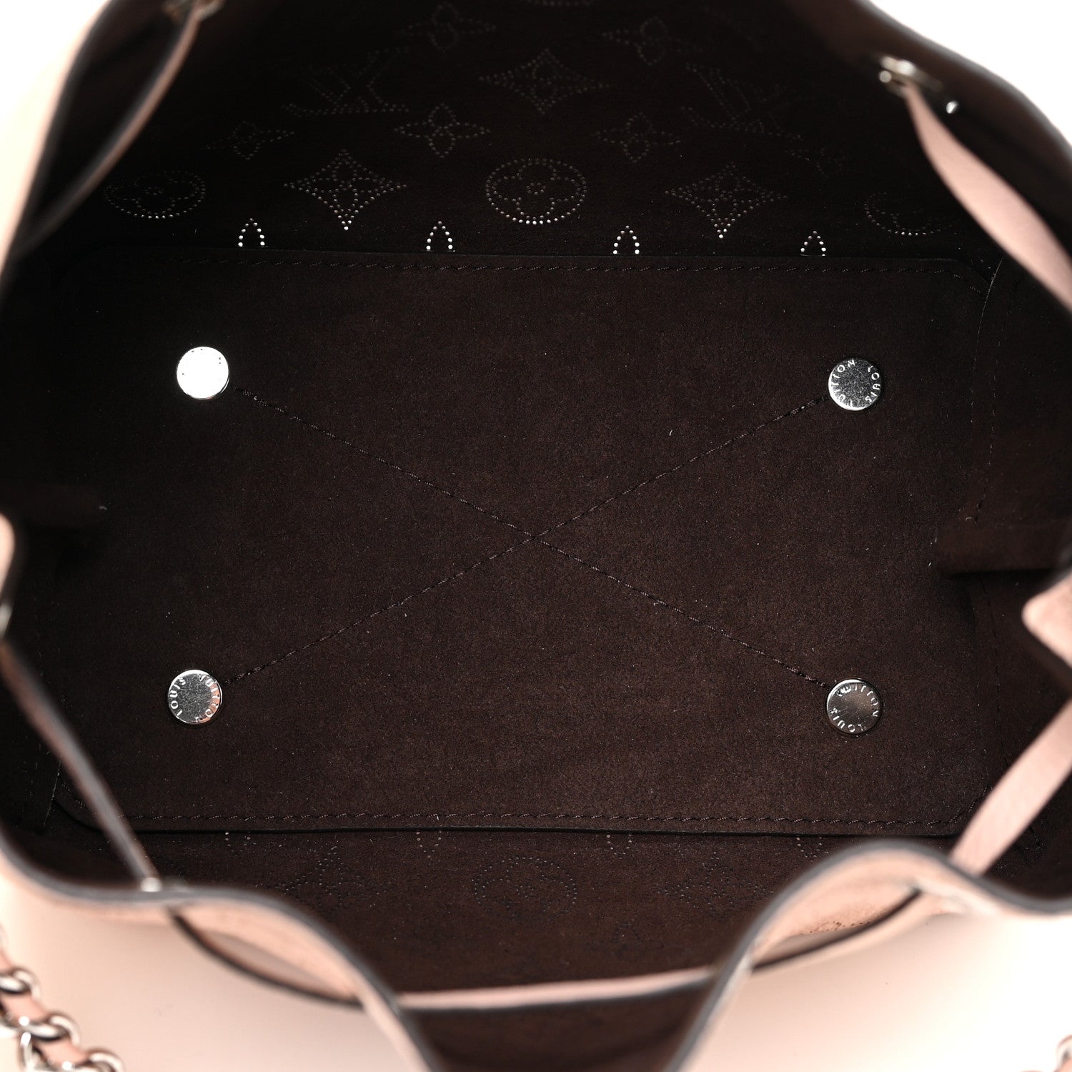 LOUIS VUITTON BELLA BUCKET MAHINA BAG