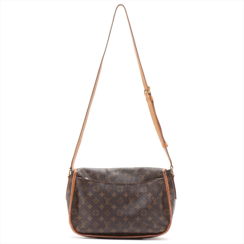 Louis Vuitton Menilmontant Handbag Monogram Canvas Brown Canvas Crossbody Bag Bag (Pre-Owned)