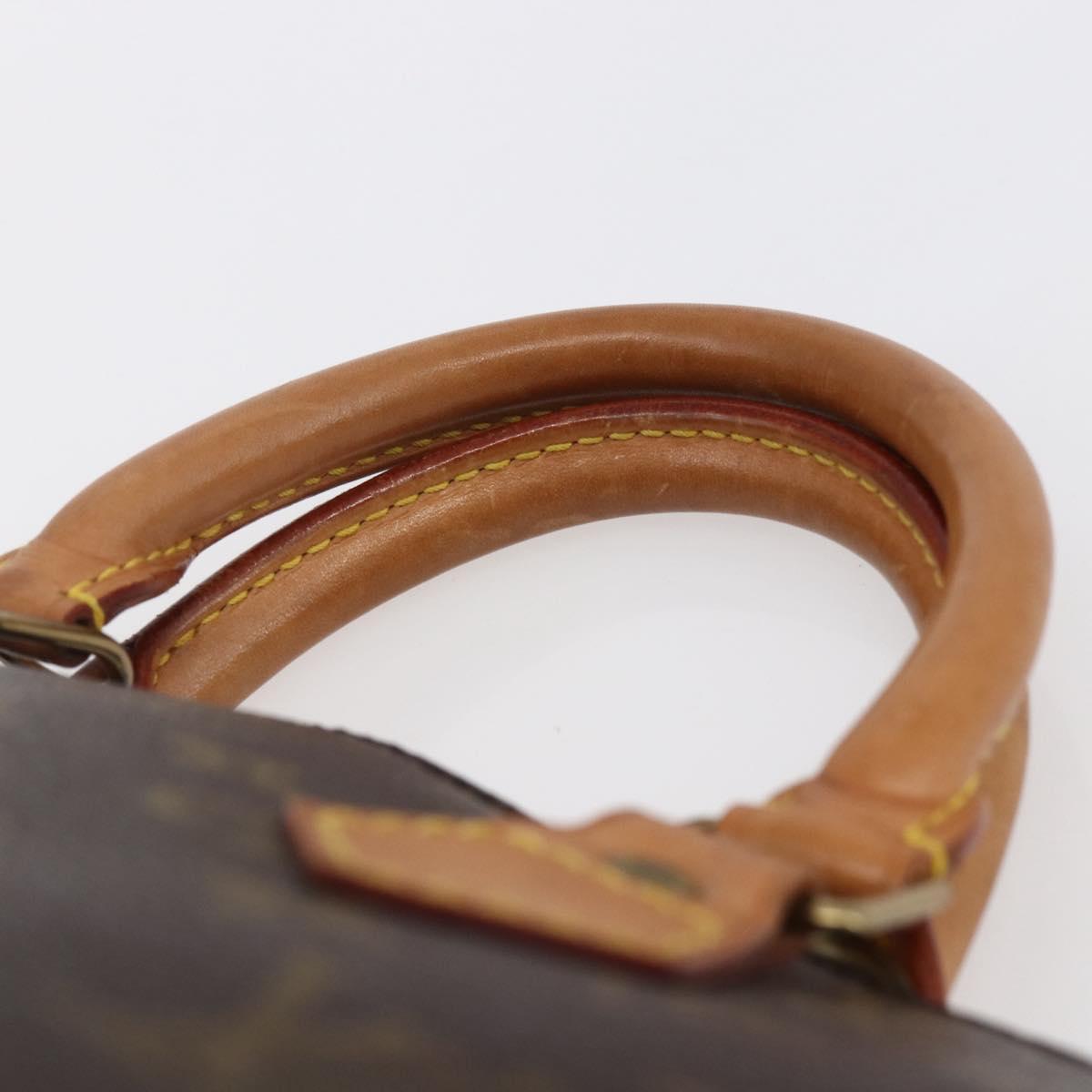 Louis Vuitton Alma Handbag Monogram Canvas Brown Canvas Handbag (Pre-Owned)